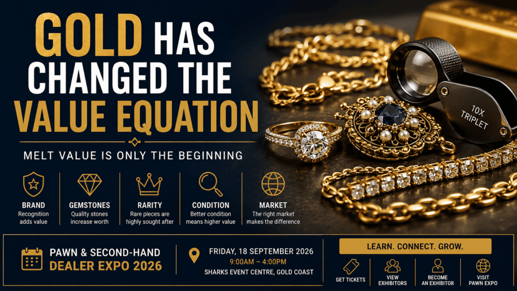 Gold may provide a base value, but branded, antique, collectible and gemstone jewellery can be worth far more intact. Here’s why understanding different types of value matters.